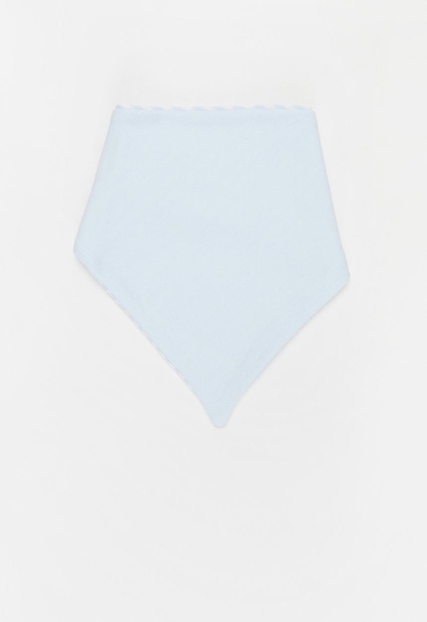 Little Lumps - Bib bandanna - blue & white 