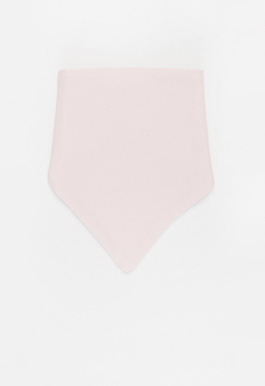 Little Lumps - Bib bandanna - pink & white 