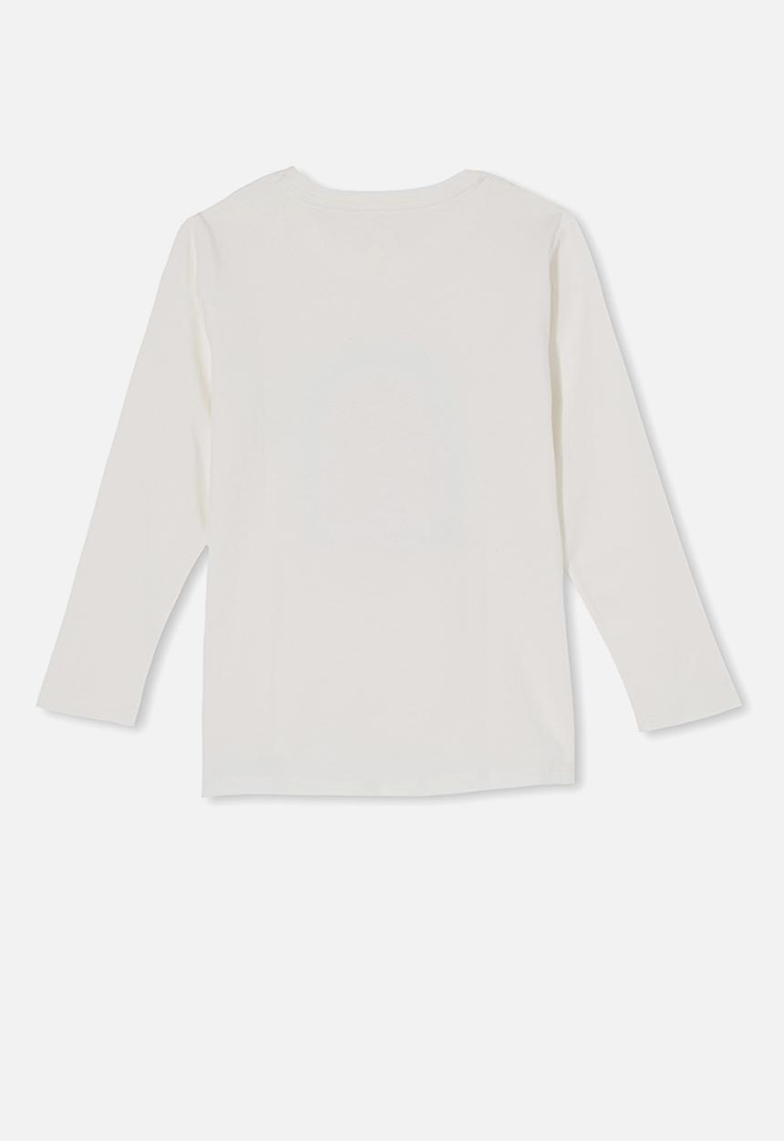 Cotton On - Stevie long sleeve embellished tee - vanilla