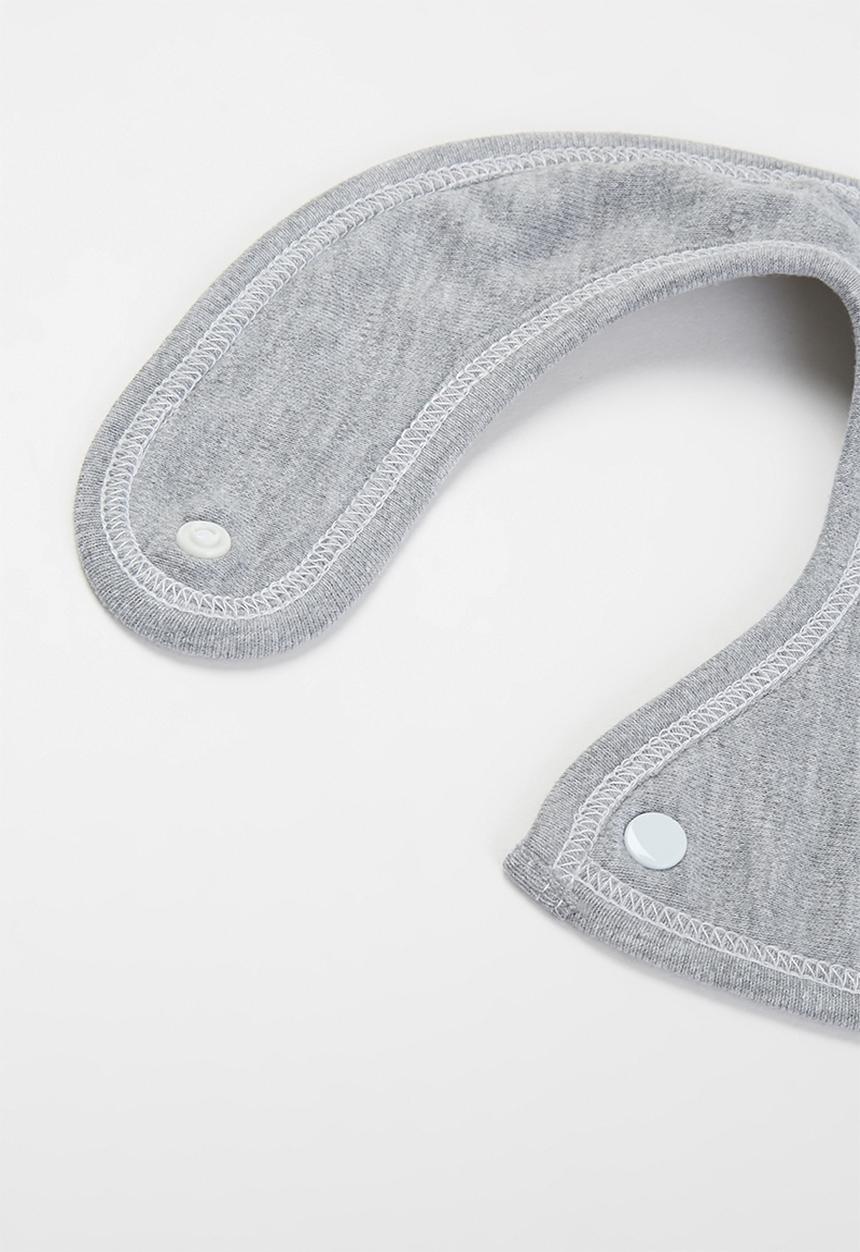 Little Lumps - Bib one size - grey stripe