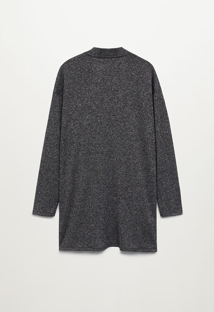 MANGO - Ainaraj cardigan - charcoal