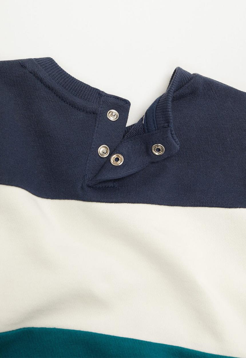 MANGO - Block3 sweatshirt - navy 