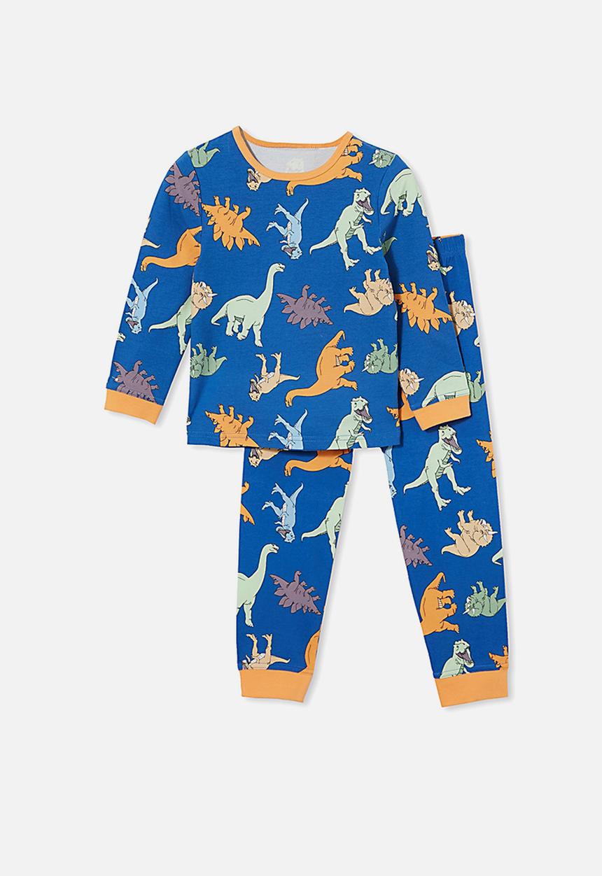 Cotton On - Orlando long sleeve pyjama set - blue 