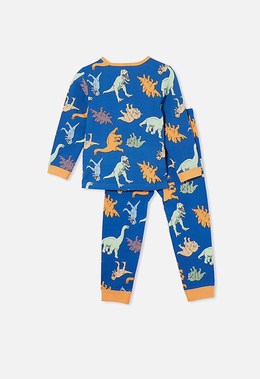 Cotton On - Orlando long sleeve pyjama set - blue 