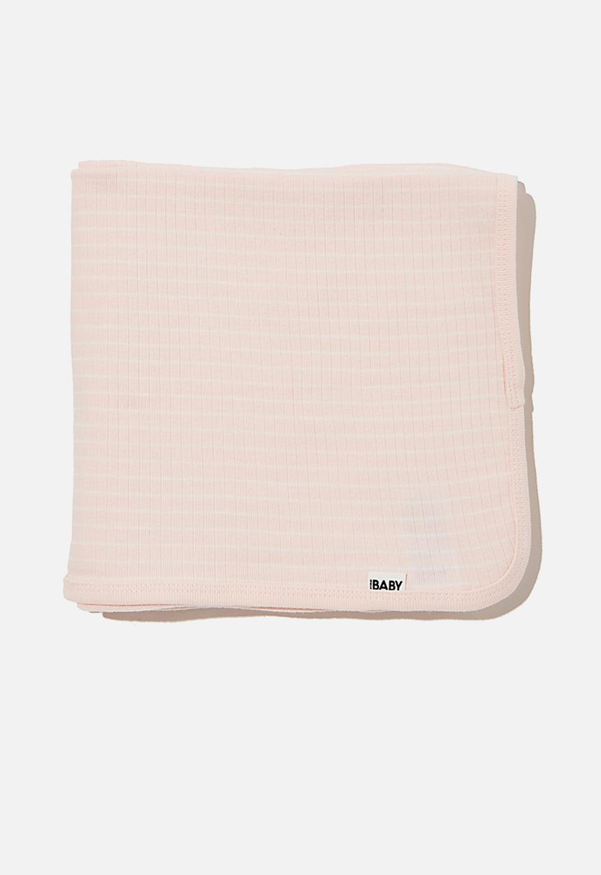 Cotton On - Organic newborn blanket - crystal pink