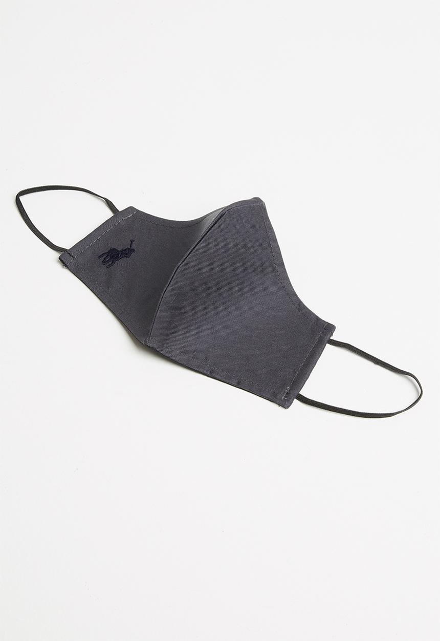 POLO - Women branded mask - charcoal
