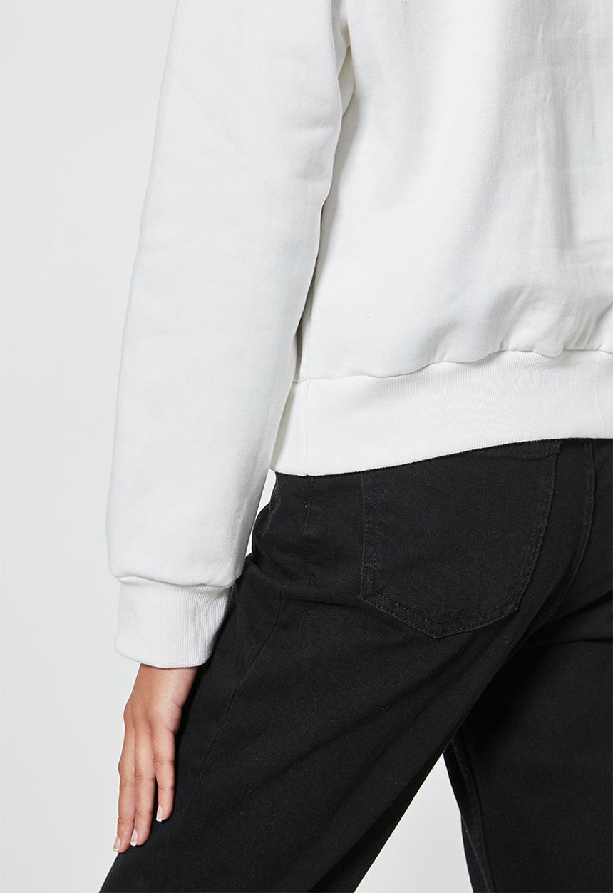 Superbalist - Shoulder pad sweat - ecru