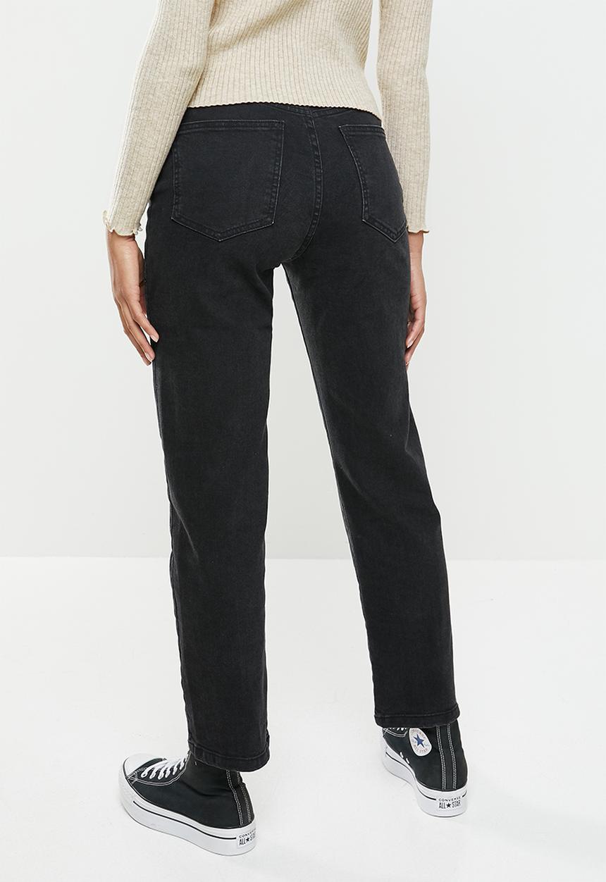 Cotton On - Straight stretch jean - black
