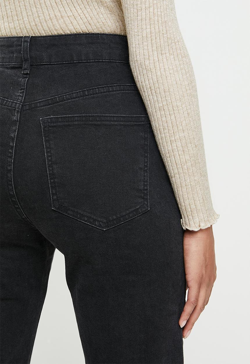 Cotton On - Straight stretch jean - black