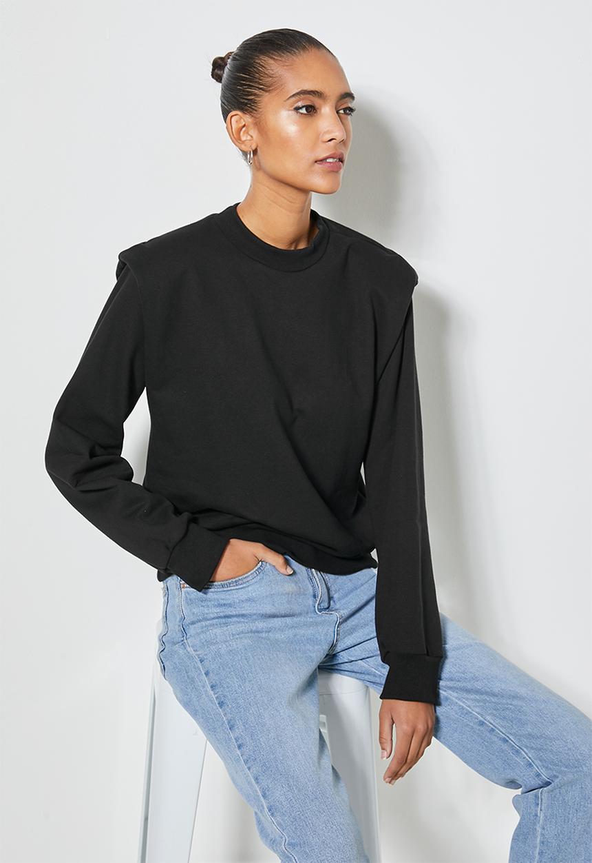 Superbalist - Shoulder pad sweat - black