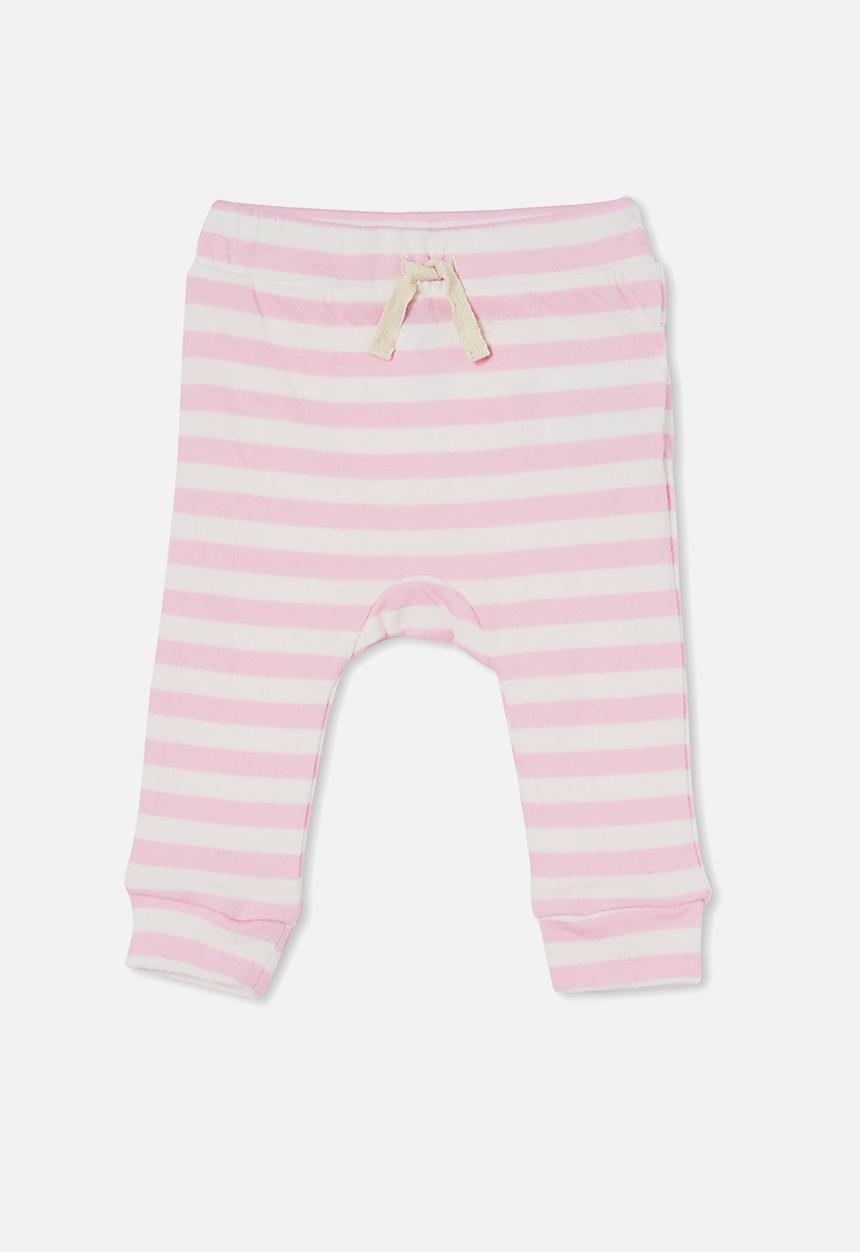Cotton On - Johnny legging - pink & white 