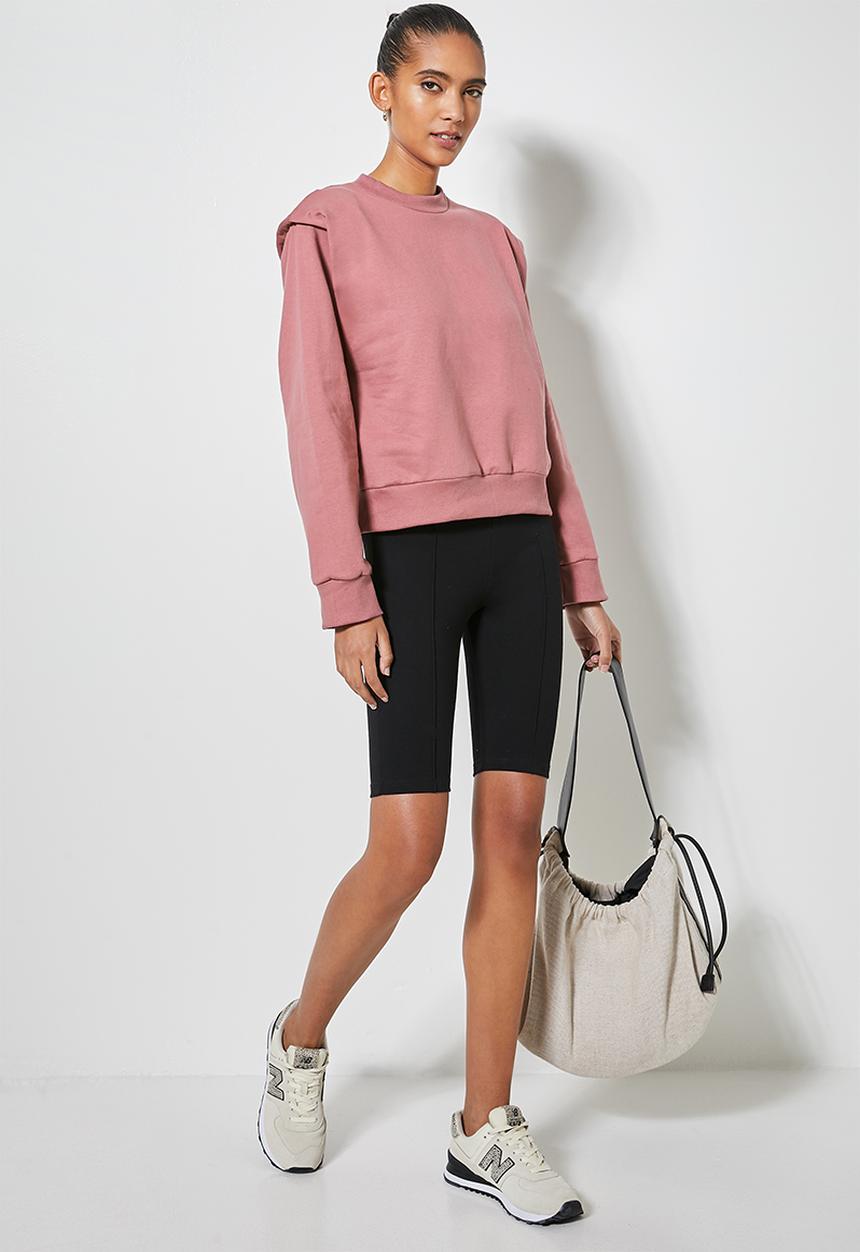 Superbalist - Shoulder pad sweat - dusty pink
