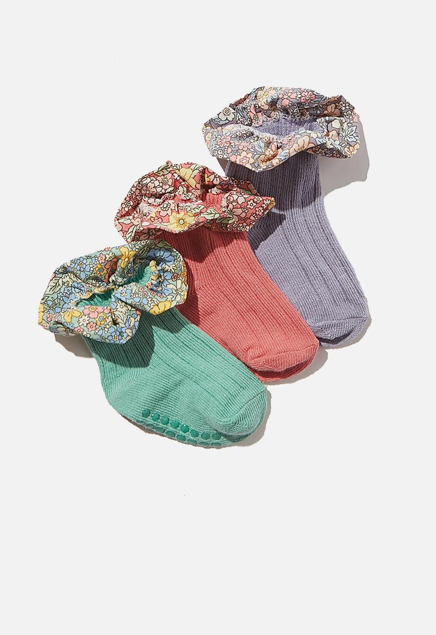 Cotton On - 3 Pack baby socks - multi 