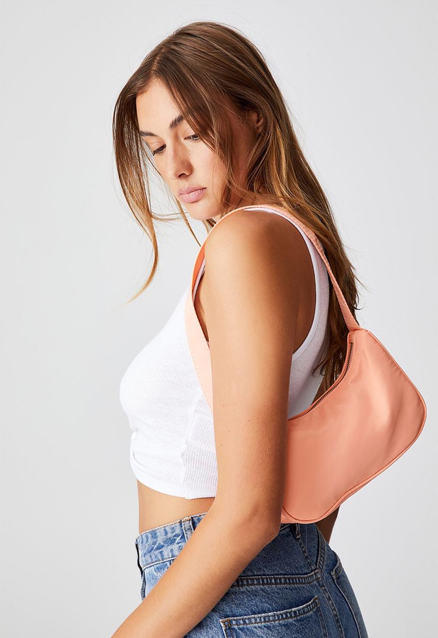 Rubi - Nylon underarm bag - candy