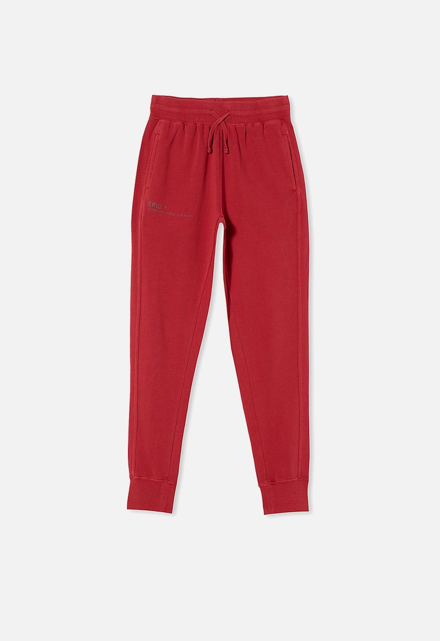 Free by Cotton On - Girls trackie - red