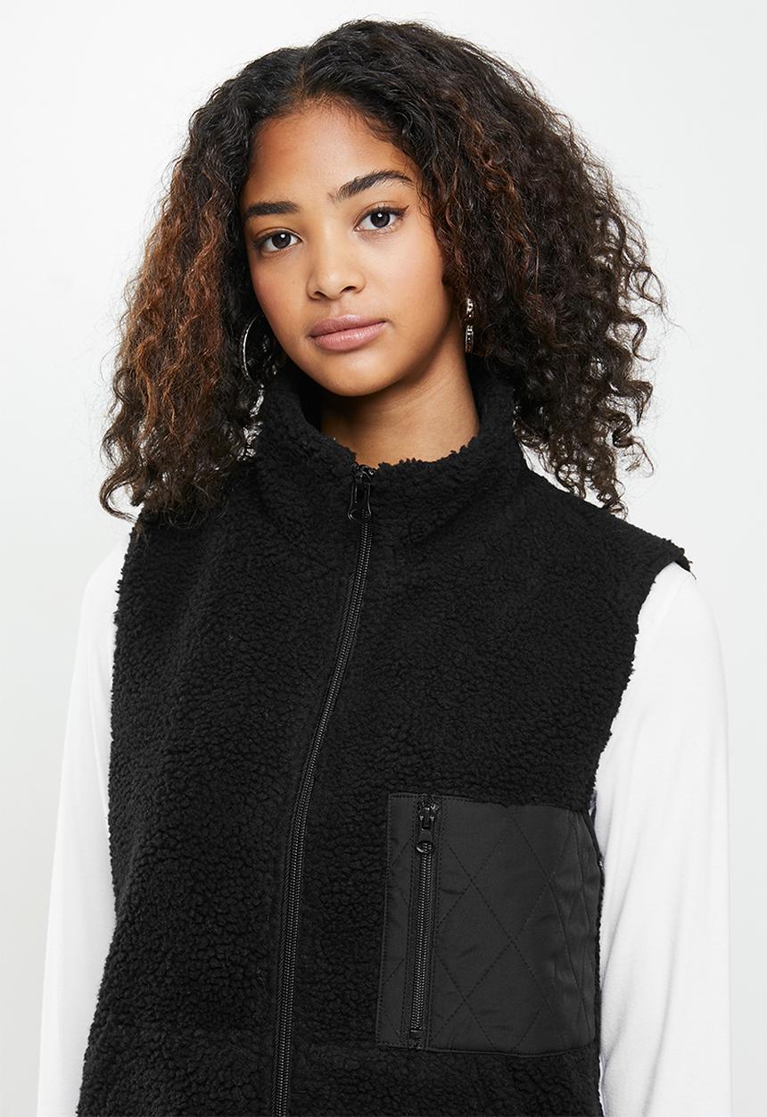 Cotton On - Into the trees vest - black