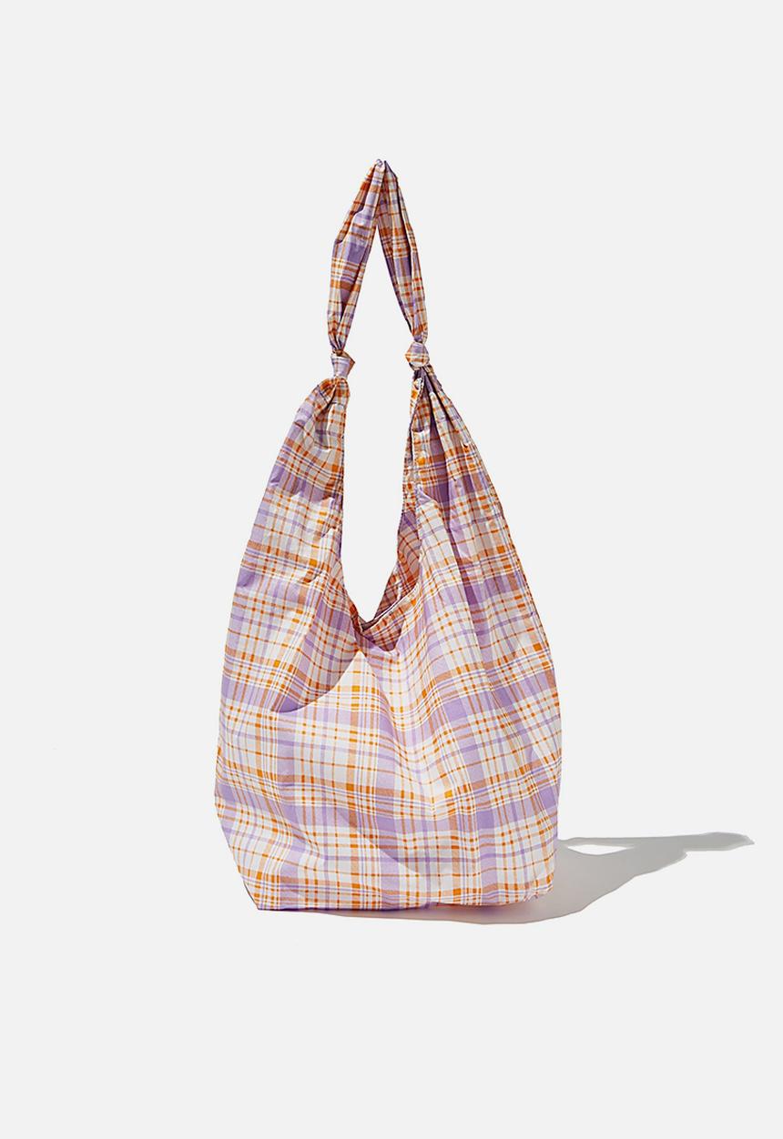Rubi - Endless summer slouch tote - powder lilac/sweet orange
