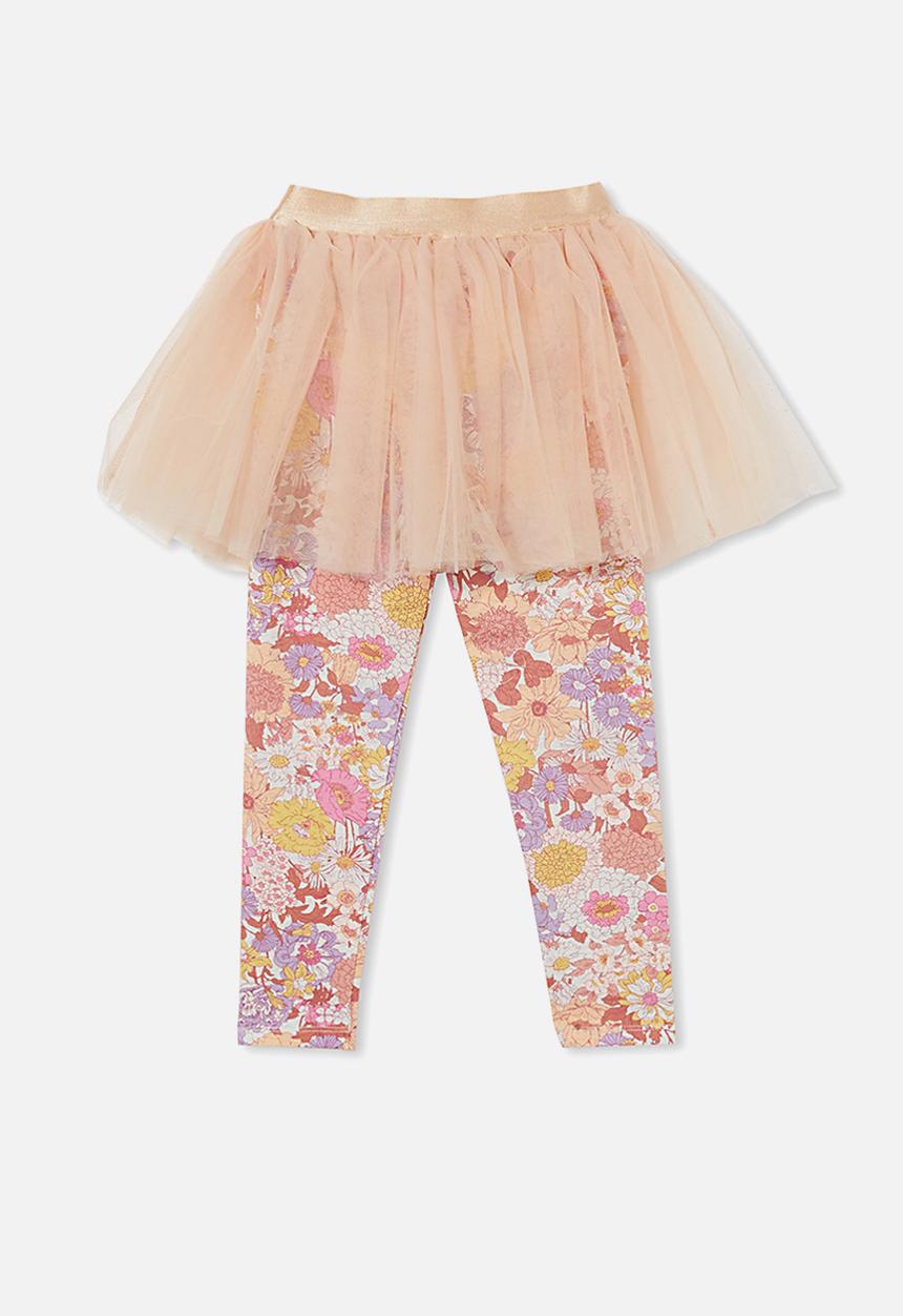 Cotton On - Zoe skegging - peach & pink 