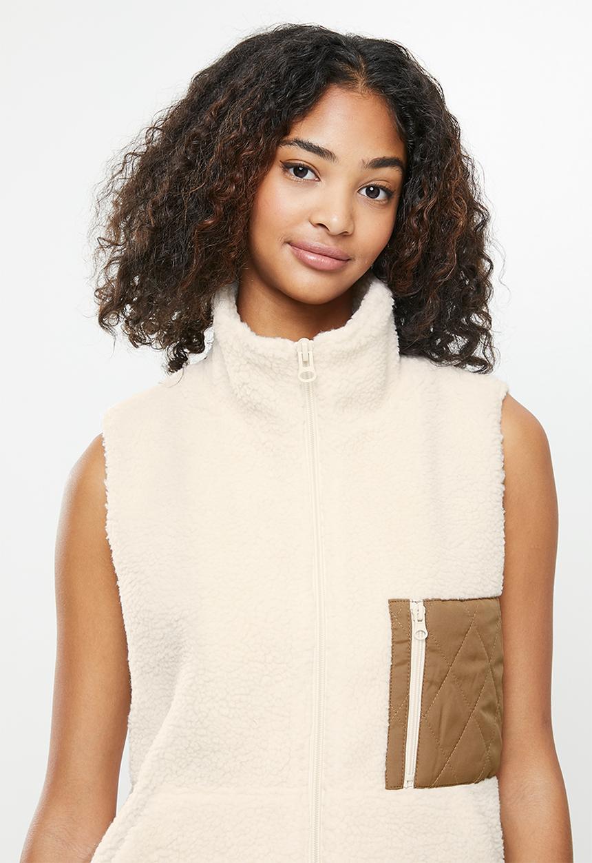 Cotton On - Into the trees vest - cream
