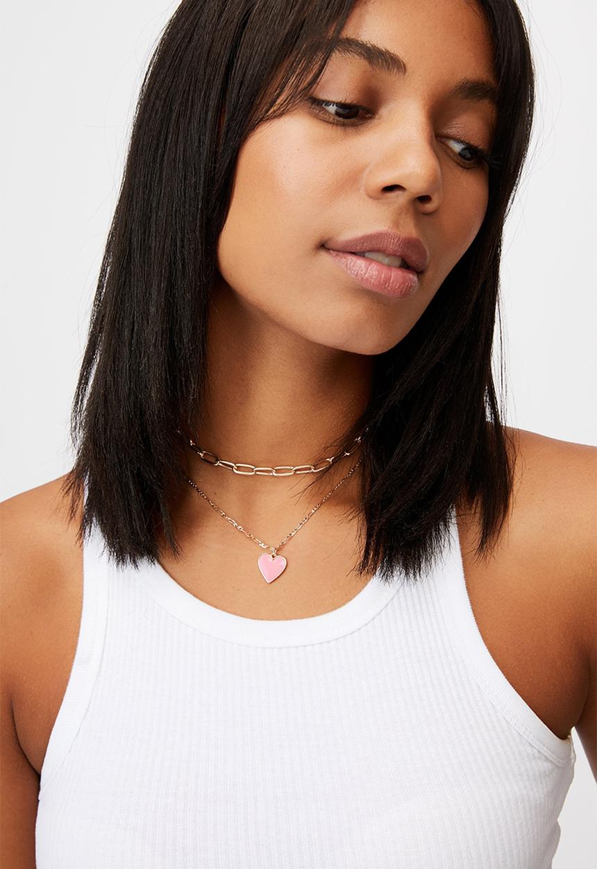Rubi - Keepsake 2 pack necklace set - heart