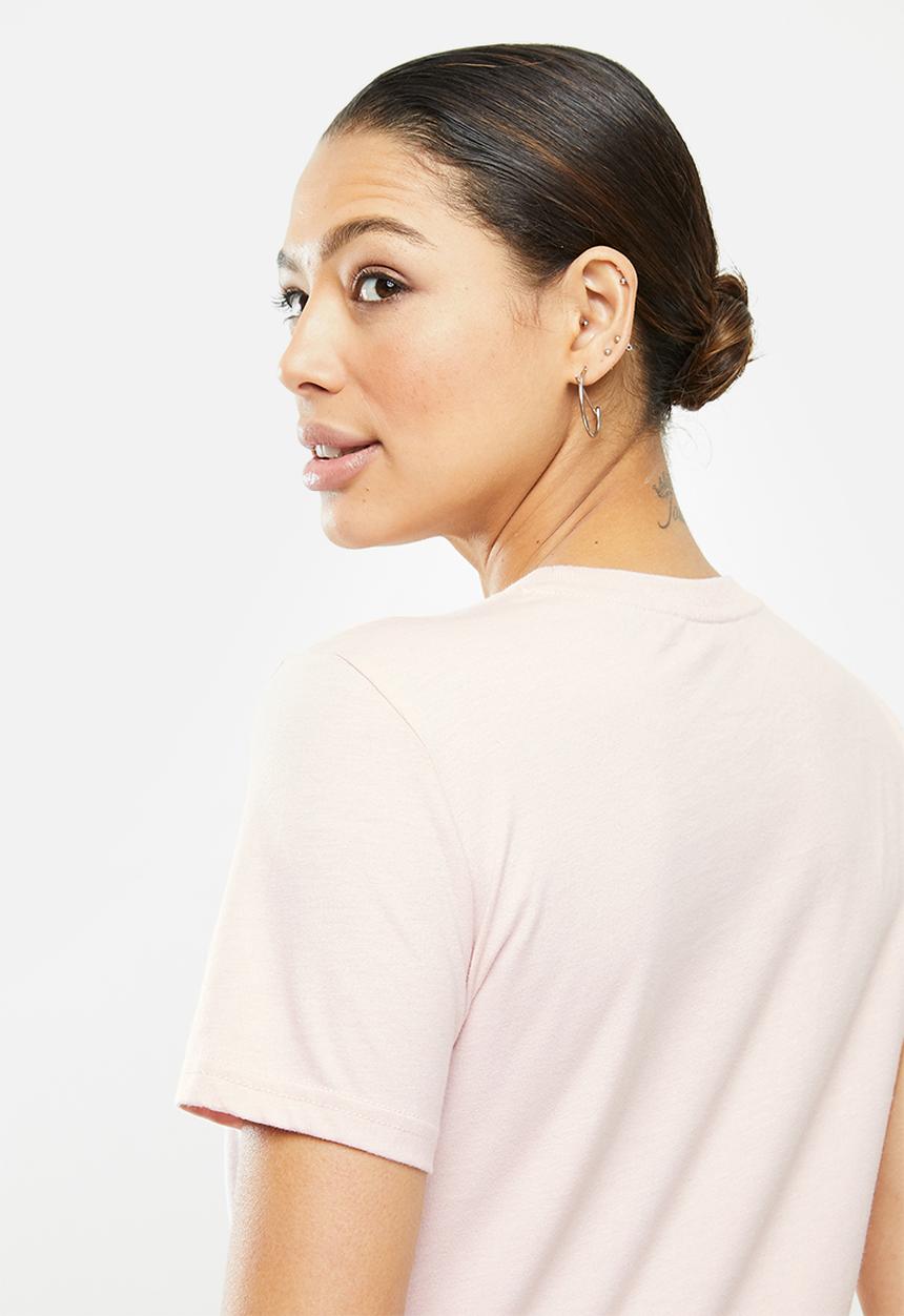 Superdry. - Script sequin tee - light pink
