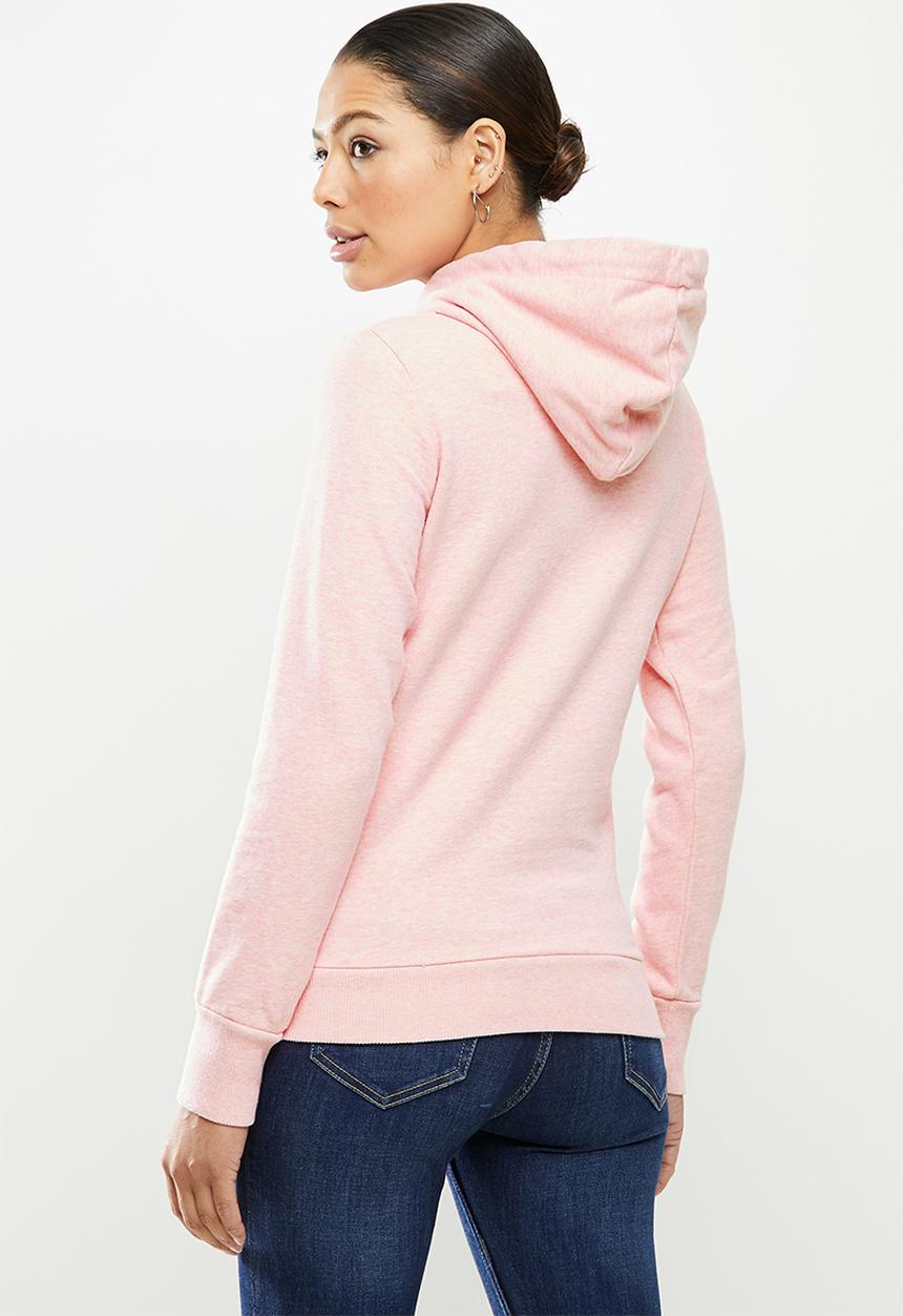 Superdry. - Vl o pastel hoodie - light pink