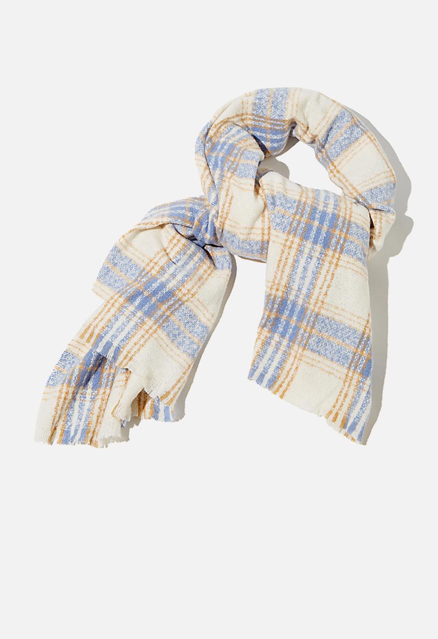 Rubi - Brady blanket scarf - air blue molly check
