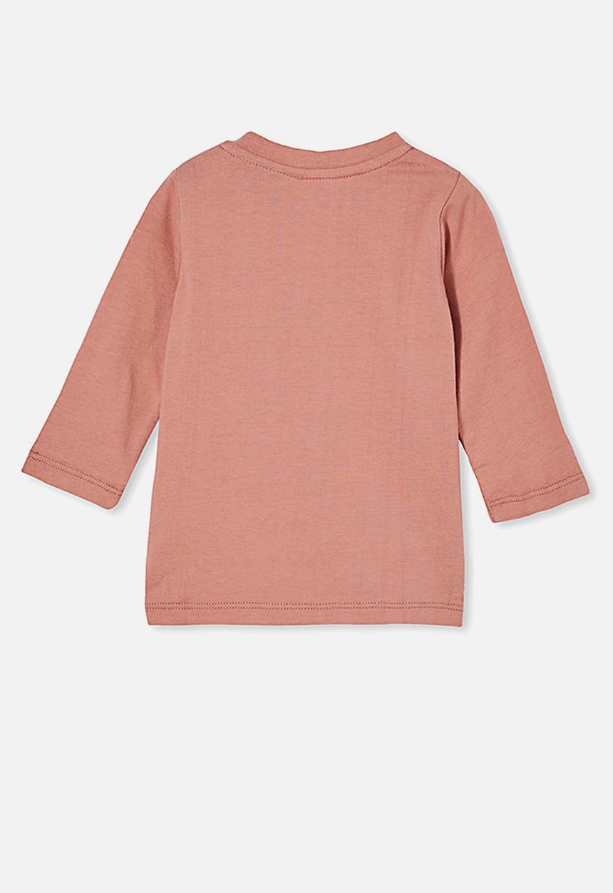 Cotton On - Jamie long sleeve tee - clay 