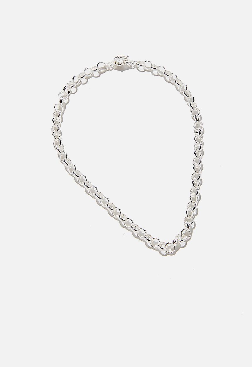 Rubi - Premium forever necklace - sterling silver plated cable chain
