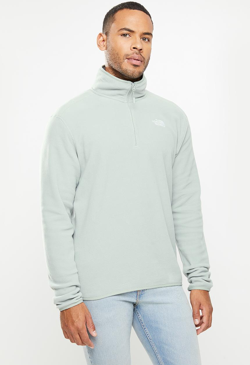 The North Face - 100 glacier 1/4 zip jacket - grey