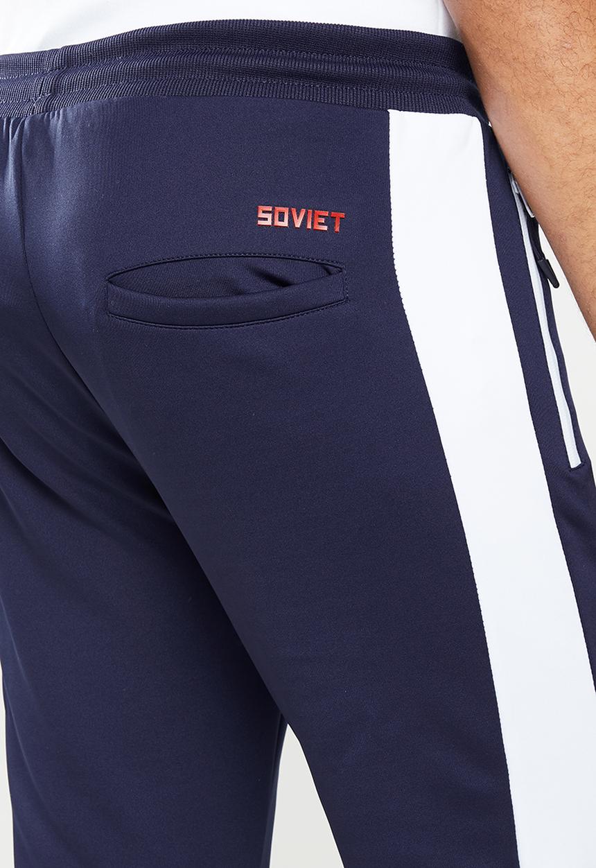 SOVIET - Mahony fashion track pants - navy