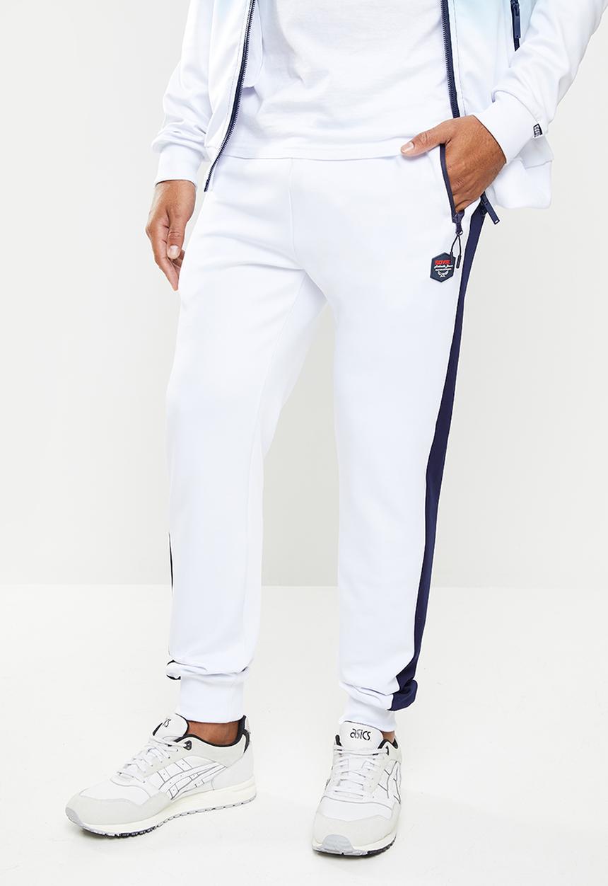 SOVIET - Mahony fashion track pants - white