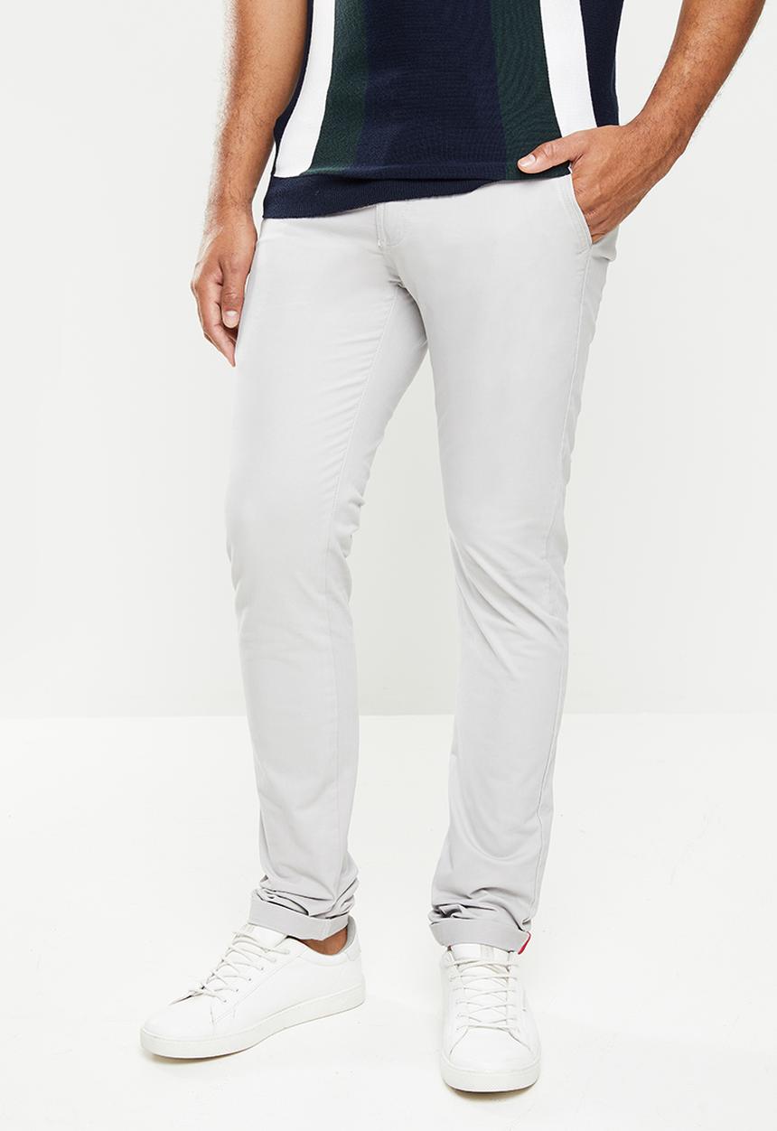 SOVIET - Alfa slim leg fashion chino - grey