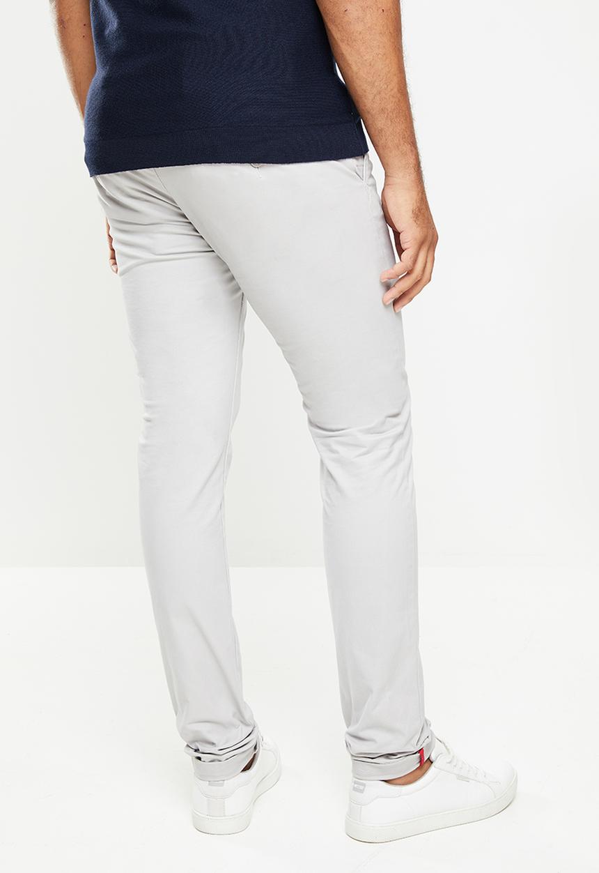 SOVIET - Alfa slim leg fashion chino - grey