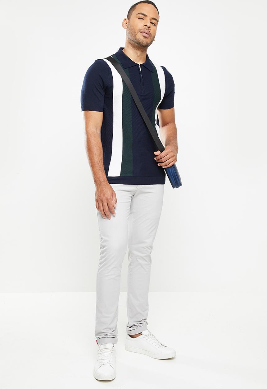 SOVIET - Alfa slim leg fashion chino - grey