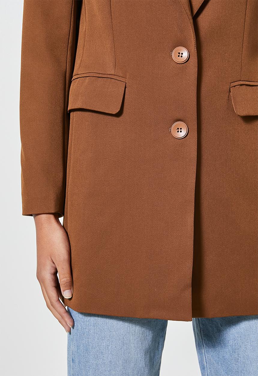 Superbalist - Longer length blazer - tobacco