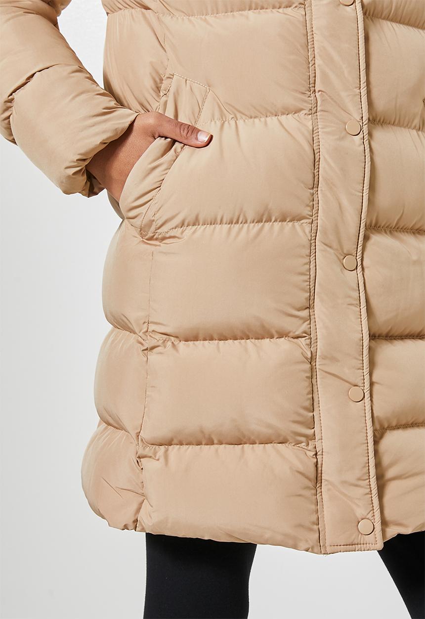 Superbalist - Midi puffer - stone