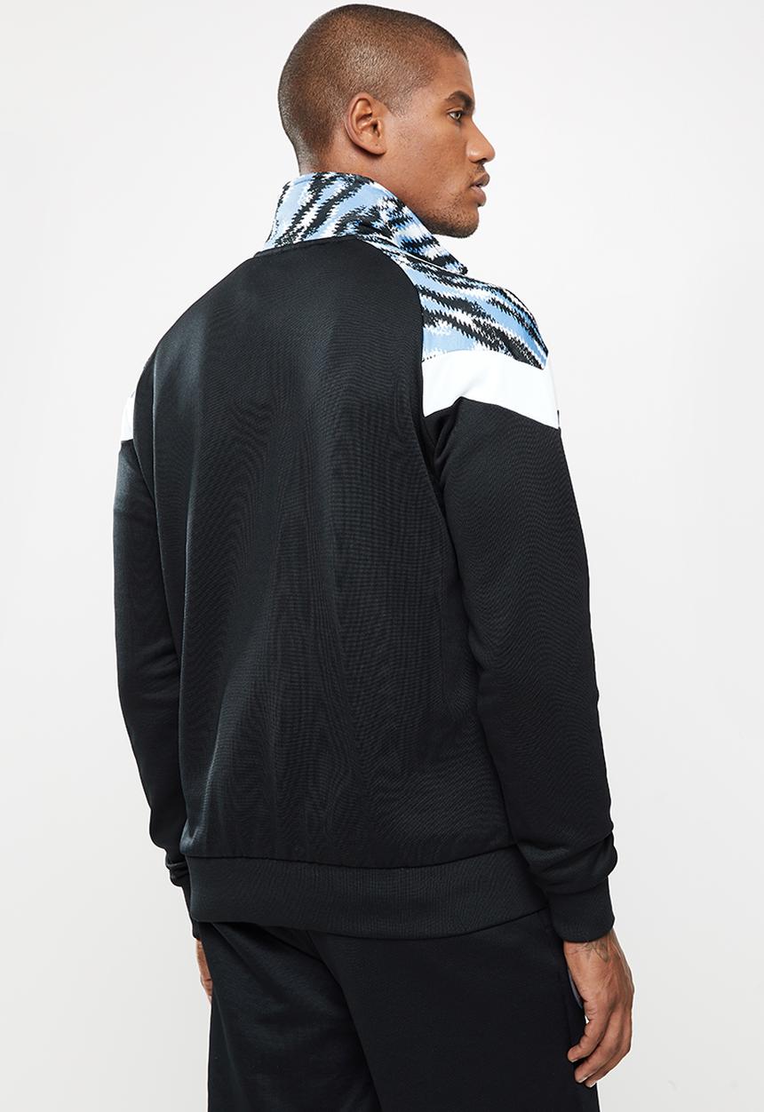 PUMA - Manchester City FC Iconic MCS Men's Track Jacket    - black & blue 