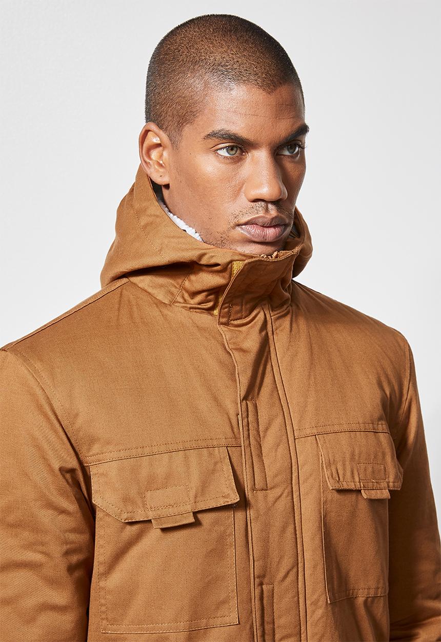 Superbalist - Storm padded parka - tobacco