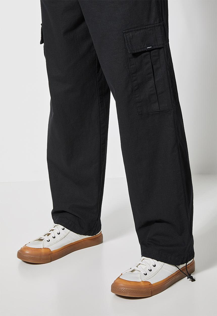 Superbalist - Carson tapered cargo pants - black 