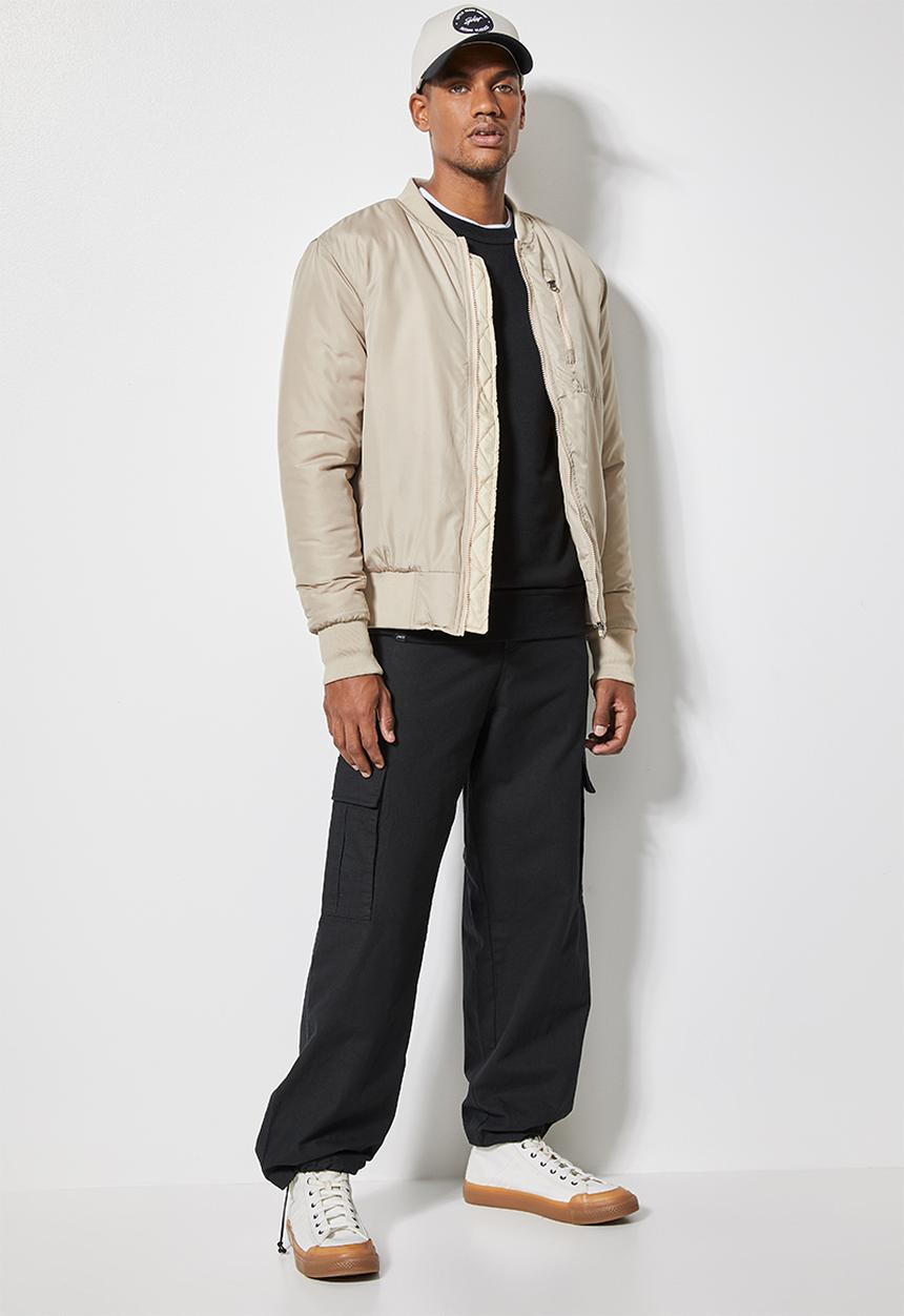 Superbalist - Carson tapered cargo pants - black 