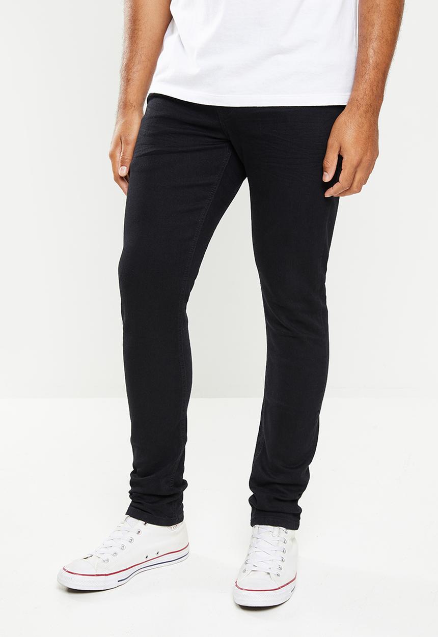 SOVIET - Mataro fashion skinny denim - black