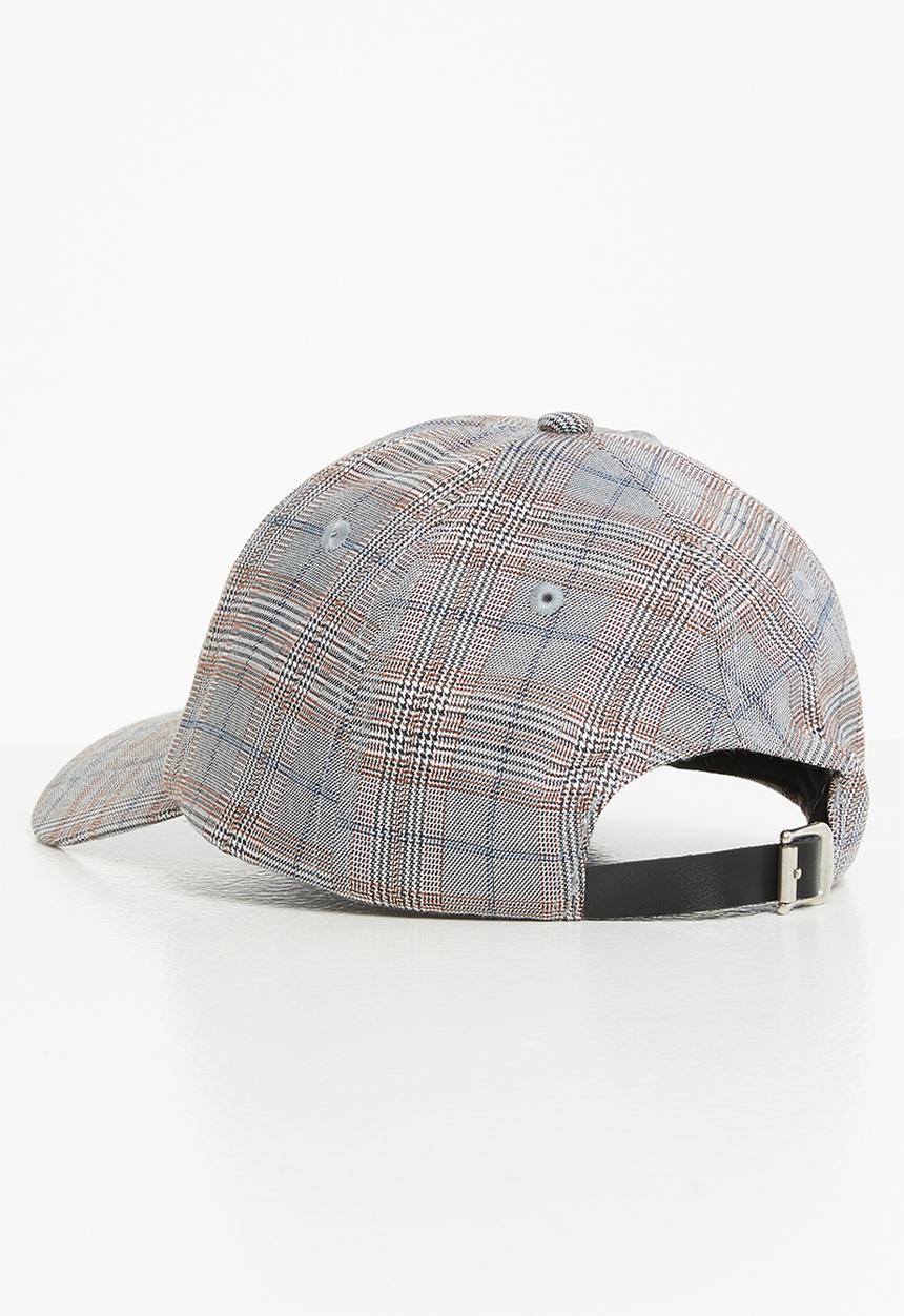 POLO - Mens alan check peak - multi