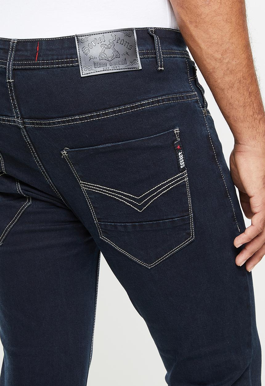 SOVIET - Mataro fashion skinny denim - blue 
