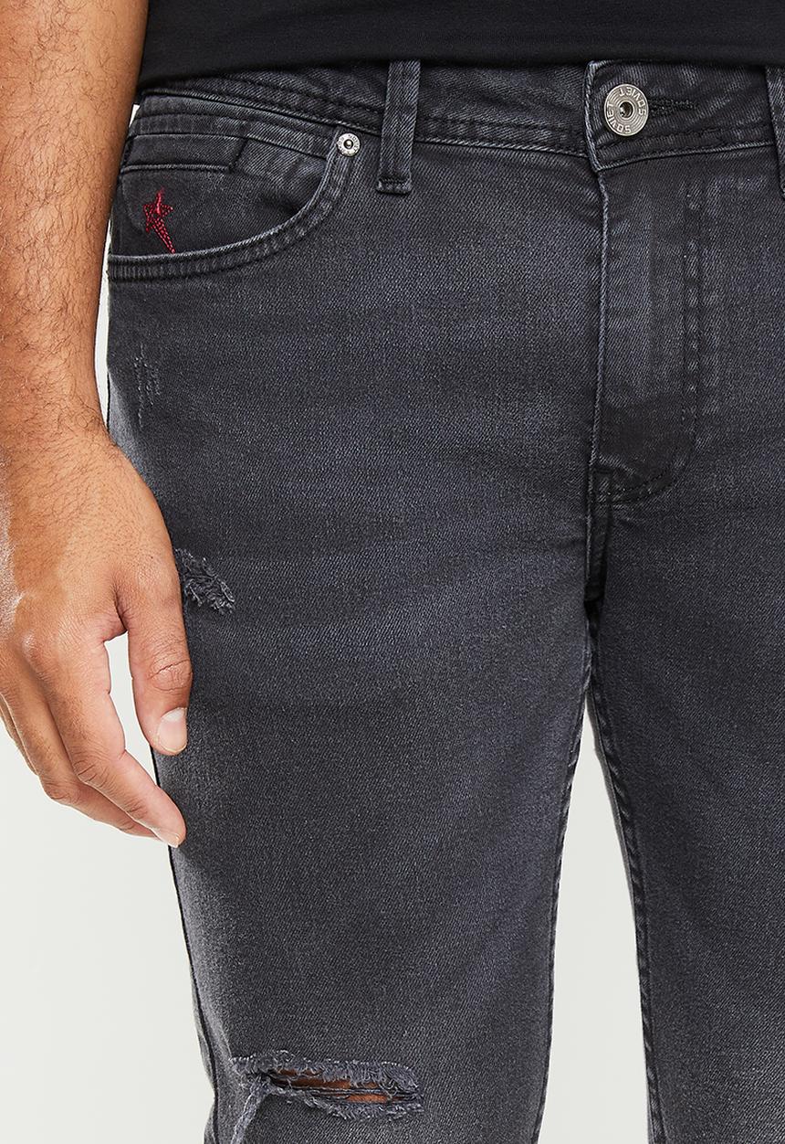 SOVIET - Mclaren basic denim - black