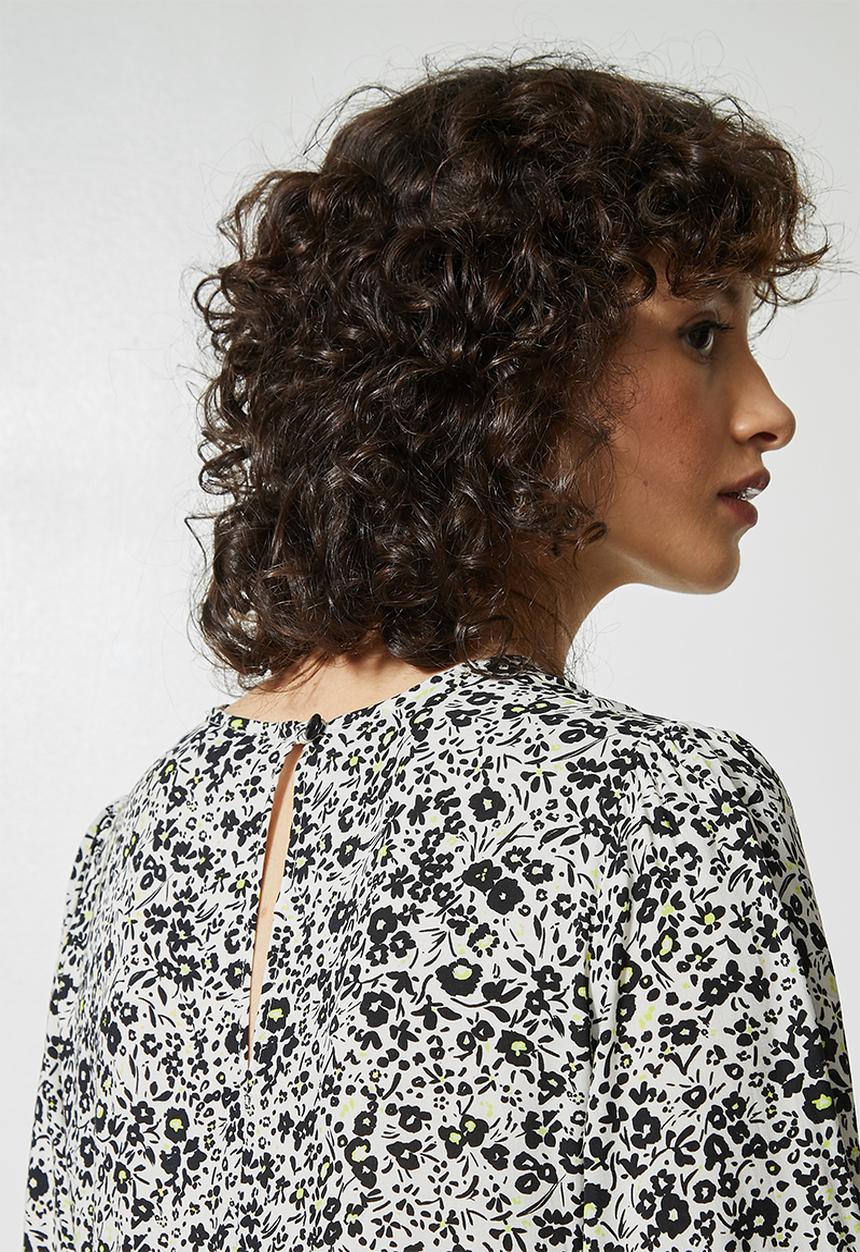 Superbalist - Long sleeve tiered dress - black & white 