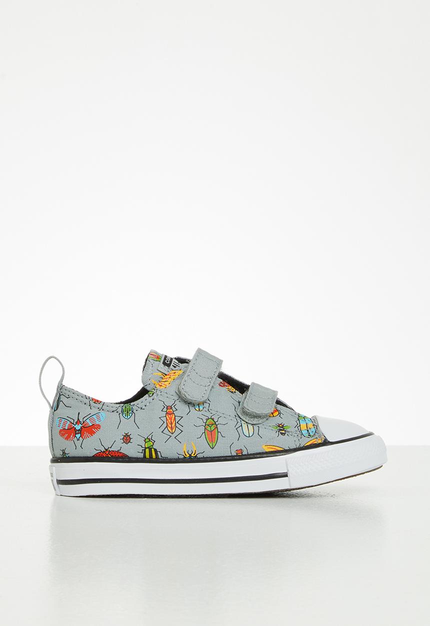 Converse - Chuck Taylor all star 2v bugged out ox - ash stone/black/bright poppy