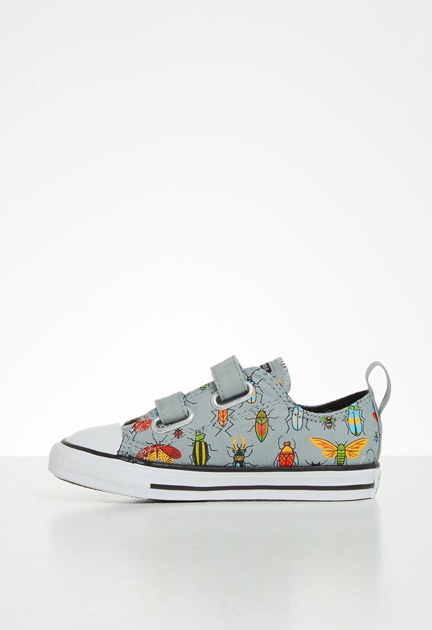 Converse - Chuck Taylor all star 2v bugged out ox - ash stone/black/bright poppy