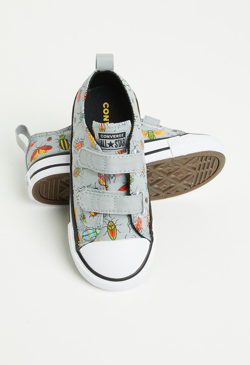 Converse - Chuck Taylor all star 2v bugged out ox - ash stone/black/bright poppy