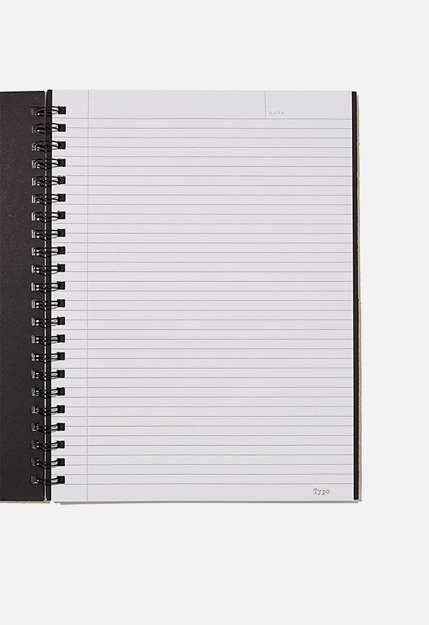 Typo - A4 campus notebook recycled - wildflowers photograph